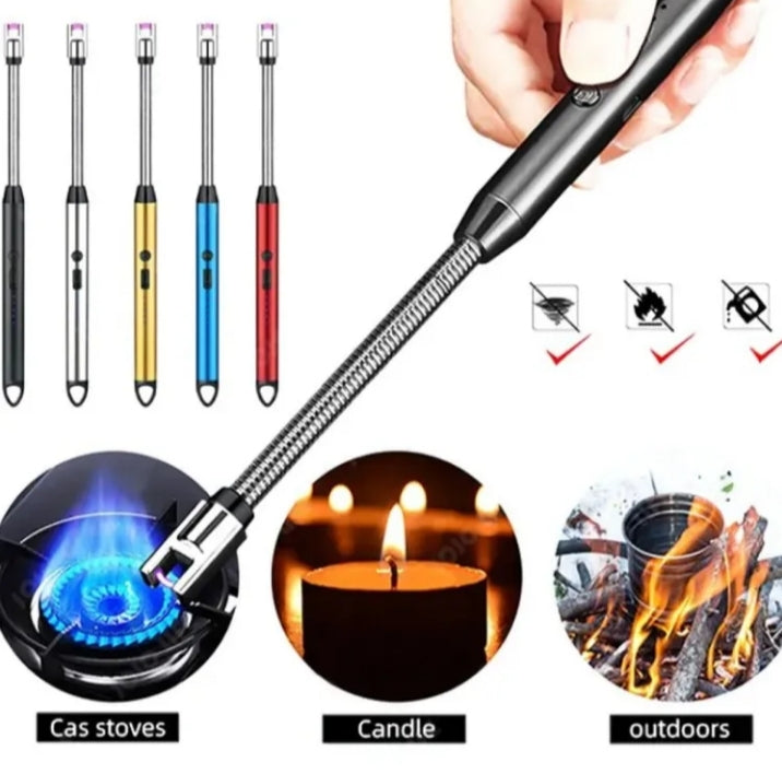 Rechargeable Electric Arc Flexible Lighter – Windproof USB Lighter
