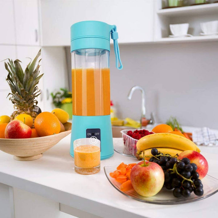 Portable 6-Blade USB Rechargeable Juicer Blender for Smoothies Shakes Baby Food