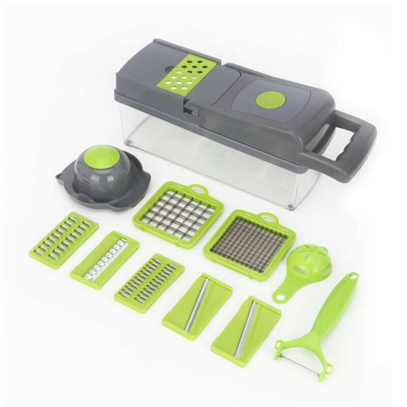 16-in-1 Vegetable Cutter – Multifunctional Chopper & Mandoline Slicer