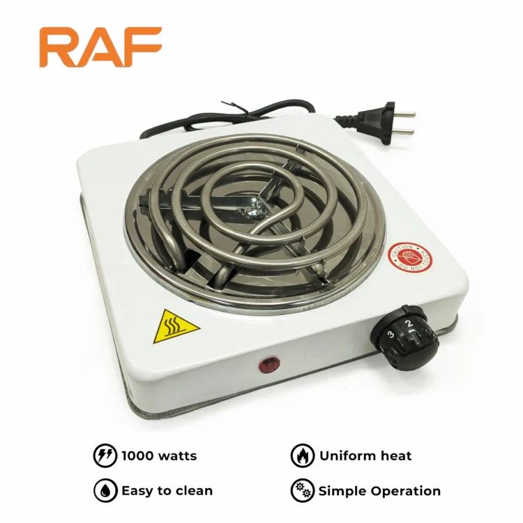 Electric Stove for cooking, Hot Plate heat up in just 2 mins, Easy to clean