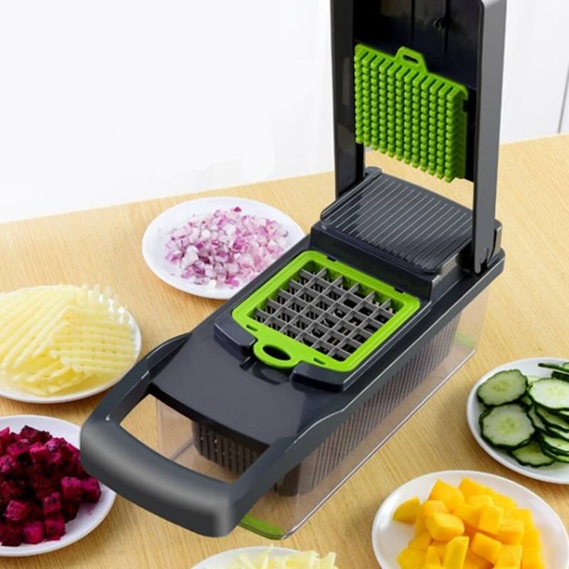 16-in-1 Vegetable Cutter – Multifunctional Chopper & Mandoline Slicer