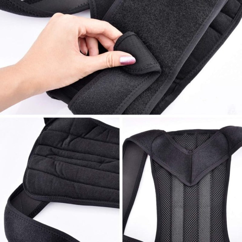 Adjustable Posture Back Belt, Posture Corrector Belt For Men And Women, Back Support And Shoulder Bel