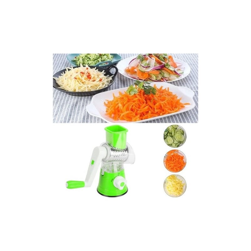 Manual Vegetable Drum cutter Slicer Multifunctional Round Slicer