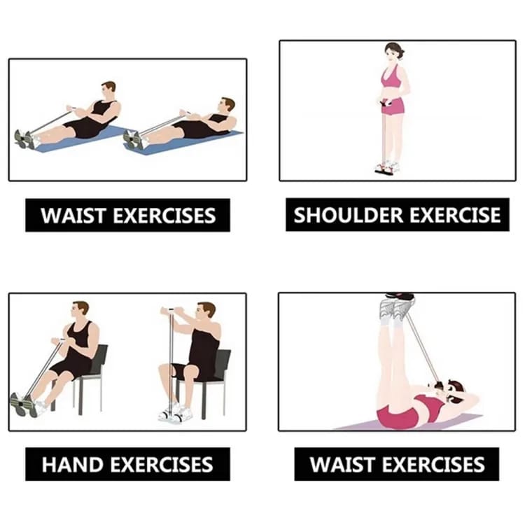 Tummy Trimmer Double Spring High Quality Resistance Trainer for Home Gym