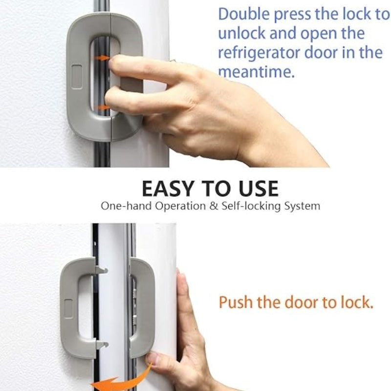 Child Safety Refrigerator Lock – Self Adhesive Fridge
