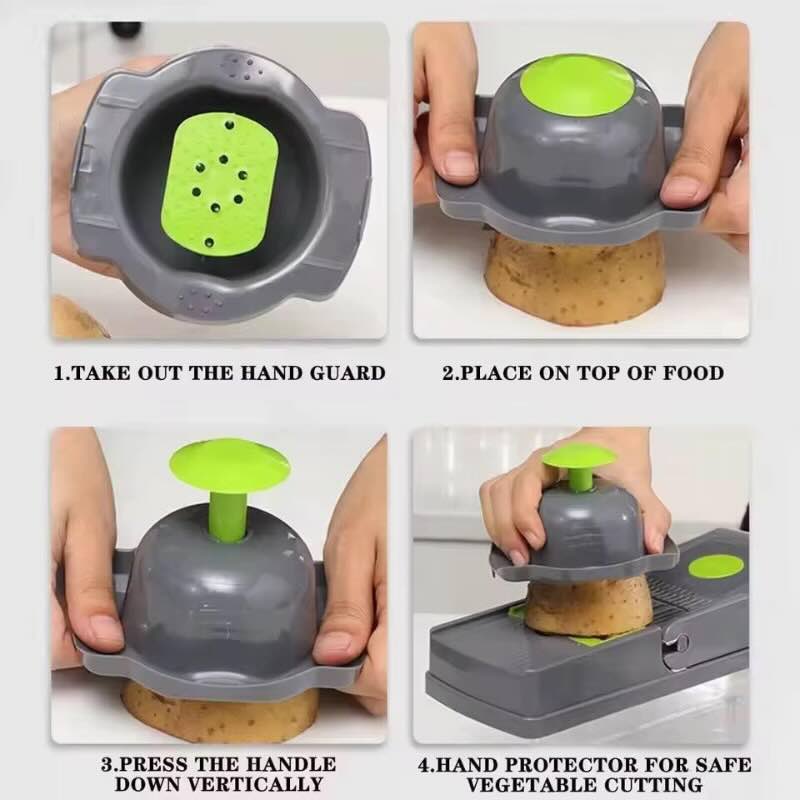 16-in-1 Vegetable Cutter – Multifunctional Chopper & Mandoline Slicer