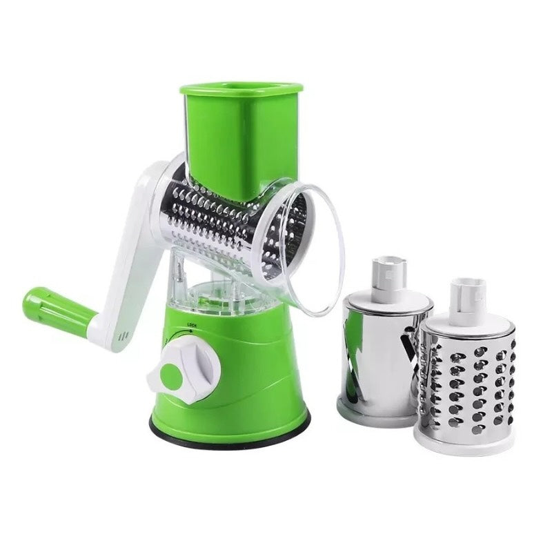 Manual Vegetable Drum cutter Slicer Multifunctional Round Slicer