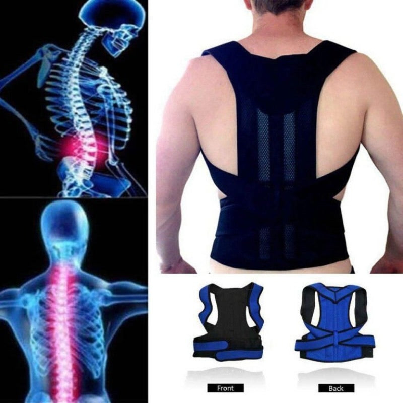 Adjustable Posture Back Belt, Posture Corrector Belt For Men And Women, Back Support And Shoulder Bel